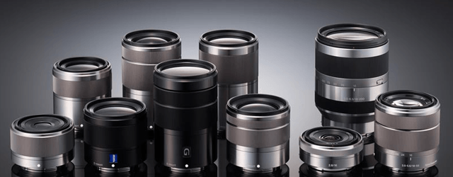 Sony NEX lenses 2011-2012