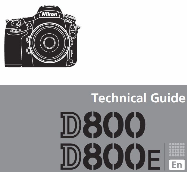 Nikon D800/D800e User Manual
