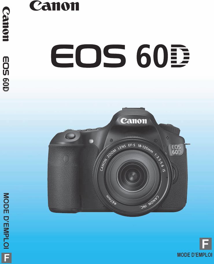Mode d'emploi Canon EOS 60D