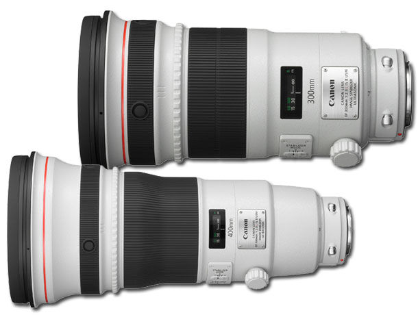 Canon prime lenses: 300mm / 400mm