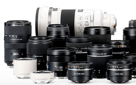 Sony SLR lenses / objectifs