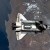 Discovery shuttle from the ISS