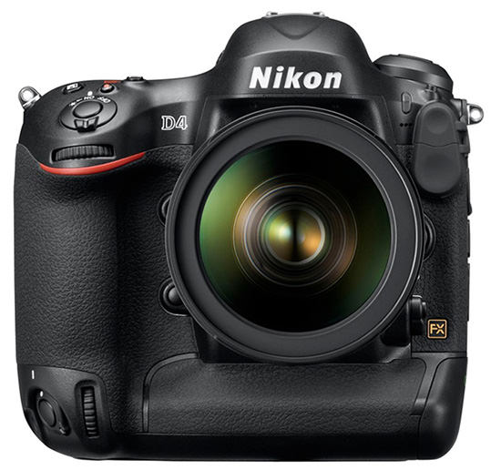 Nikon D4 - front