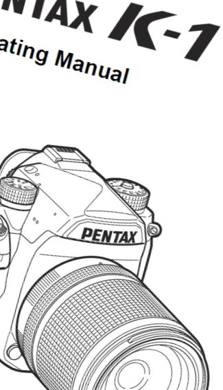 Téléchargez le manuel d’utilisation du Pentax K-1