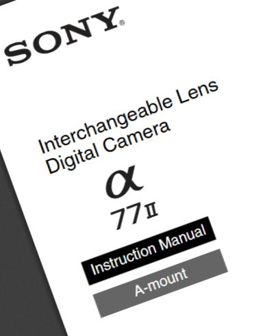 Téléchargez les docs du Sony A77II